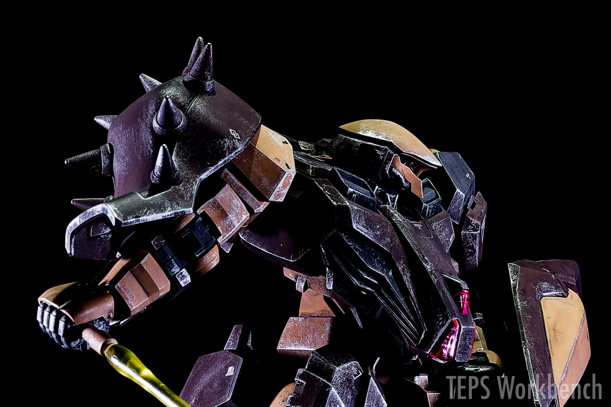 HG メッサーM01型(ガウマン機)デザート仕様 完成・正面